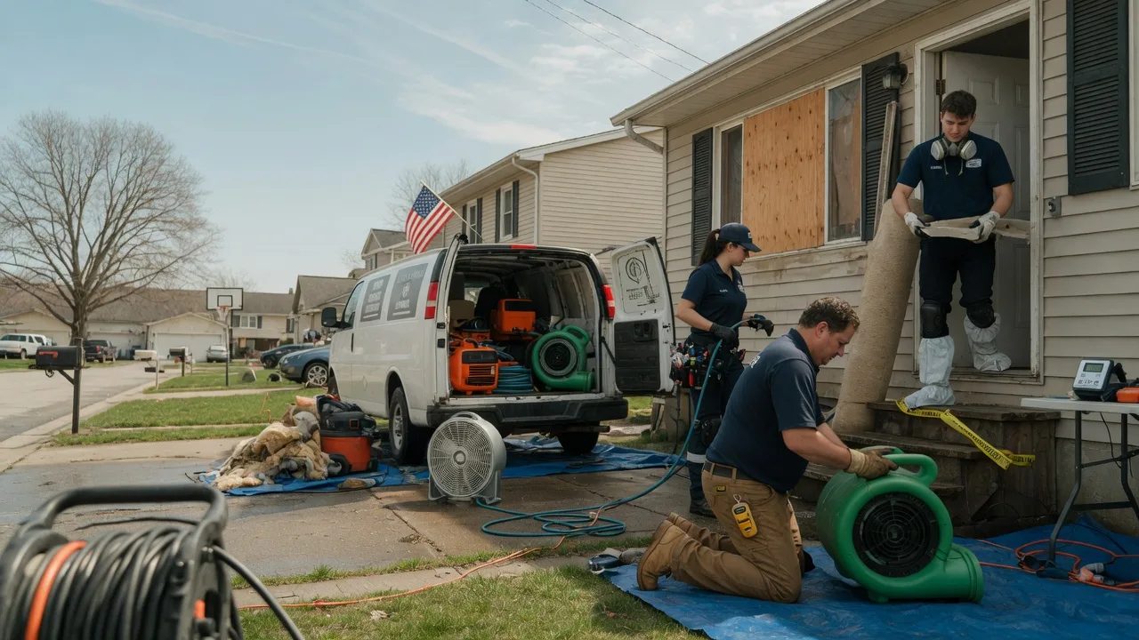 Water Damage Restoration in Oglesby, TX near me